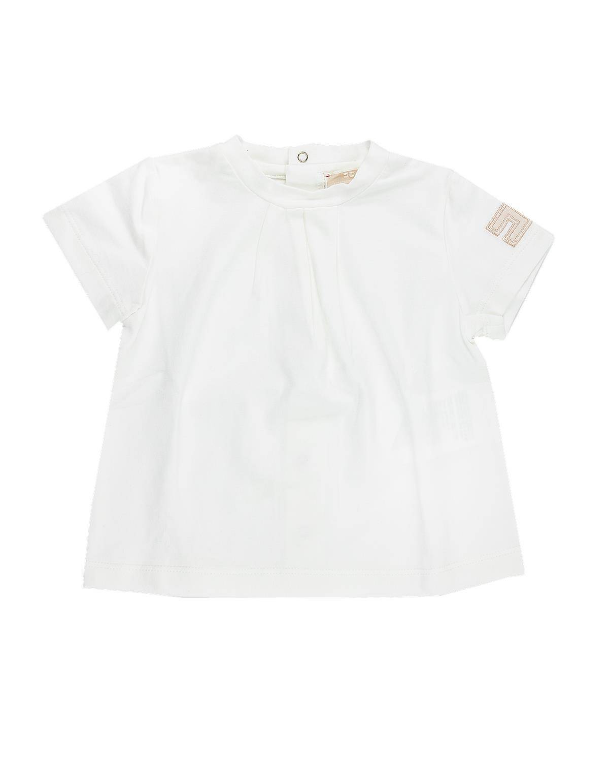T-SHIRT ELISABETTA FRANCHI ENTS002 AVORIO PORCELLANA-0