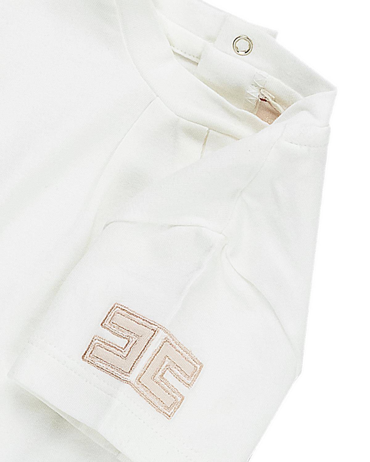 T-SHIRT ELISABETTA FRANCHI ENTS002 AVORIO PORCELLANA-1