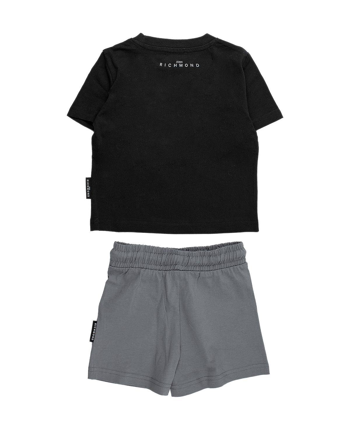 COMPLETO JOHN RICHMOND HBP26009CJ BLACK GREY-1