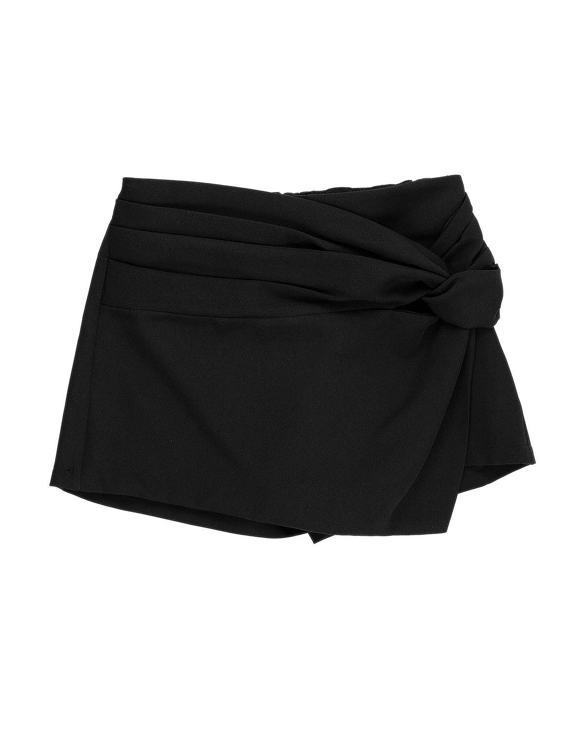 PANTALONCINO LULÙ LL3466 NERO-0