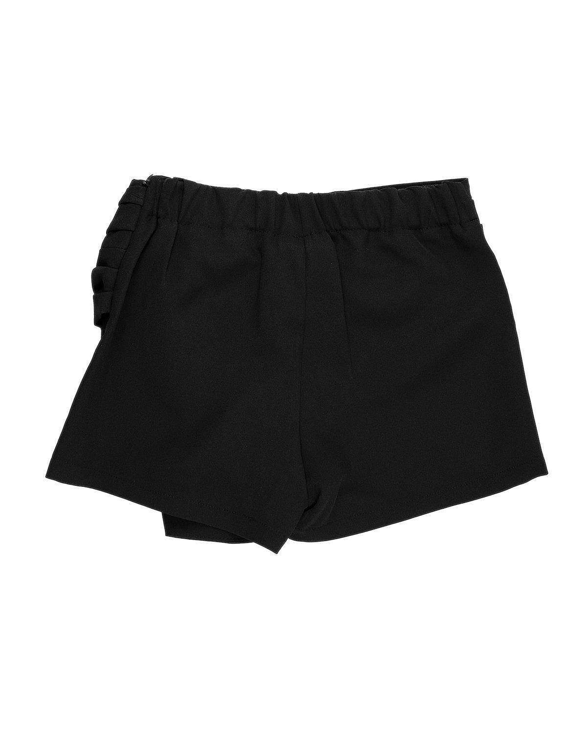 PANTALONCINO LULÙ LL3466 NERO-1