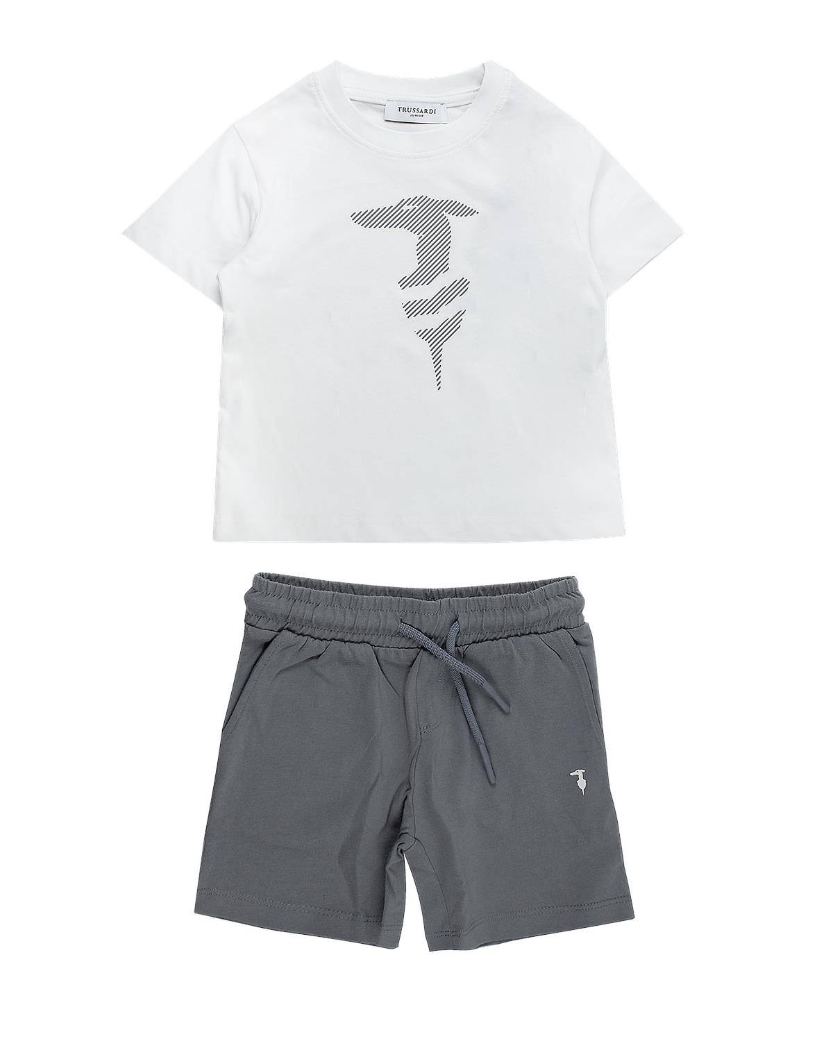 COMPLETO TRUSSARDI XBP26006CJ WHITE GREY-0