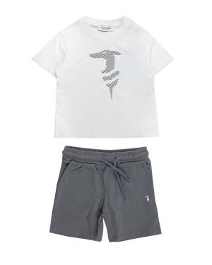 COMPLETO TRUSSARDI XBP26006CJ WHITE GREY