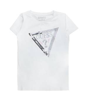 T-SHIRT GUESS J5RI12 Pure White