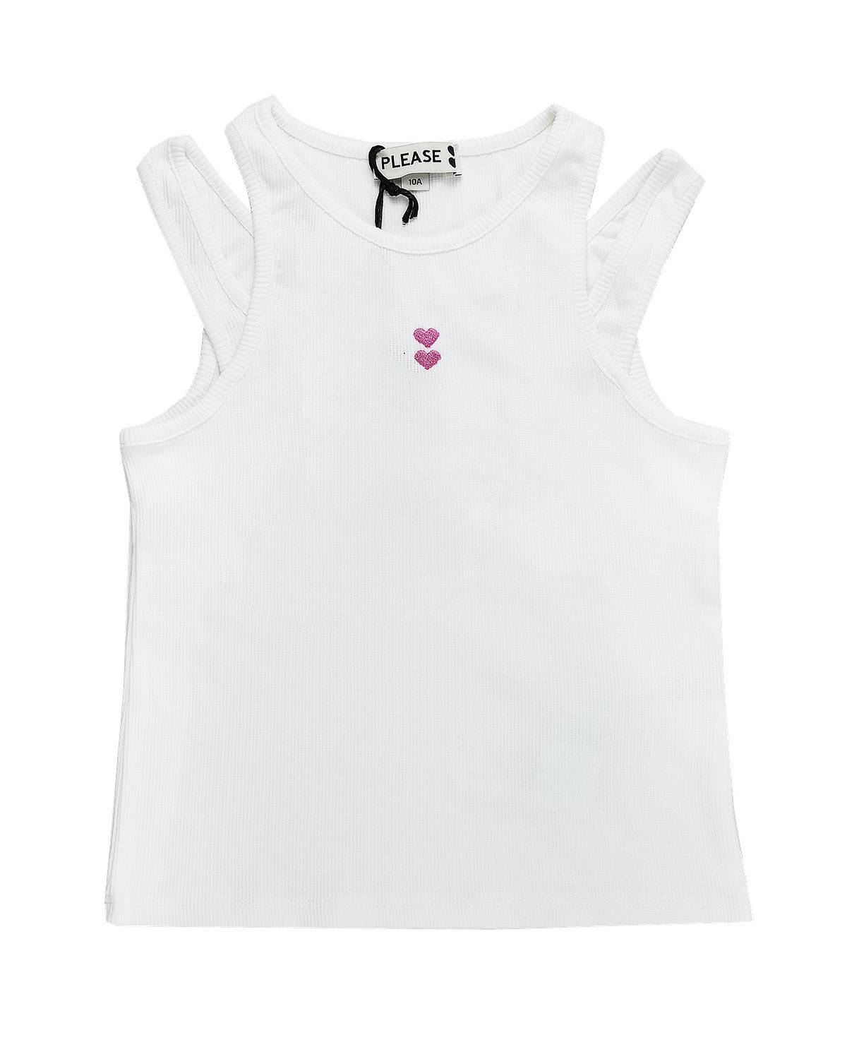 T-SHIRT PLEASE MO19072G BIANCO LANA-0