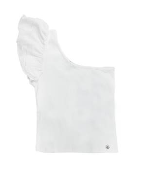 T-SHIRT PLEASE MO24072G BIANCO LANA