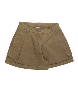 PANTALONCINO PLEASE RB64132G BEIGE/MARRONE