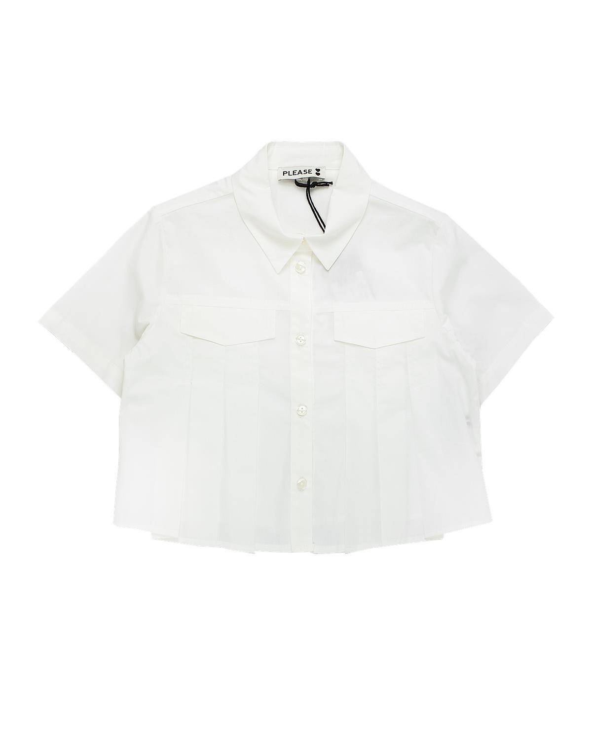 CAMICIA PLEASE CC93270G BIANCO LANA-0