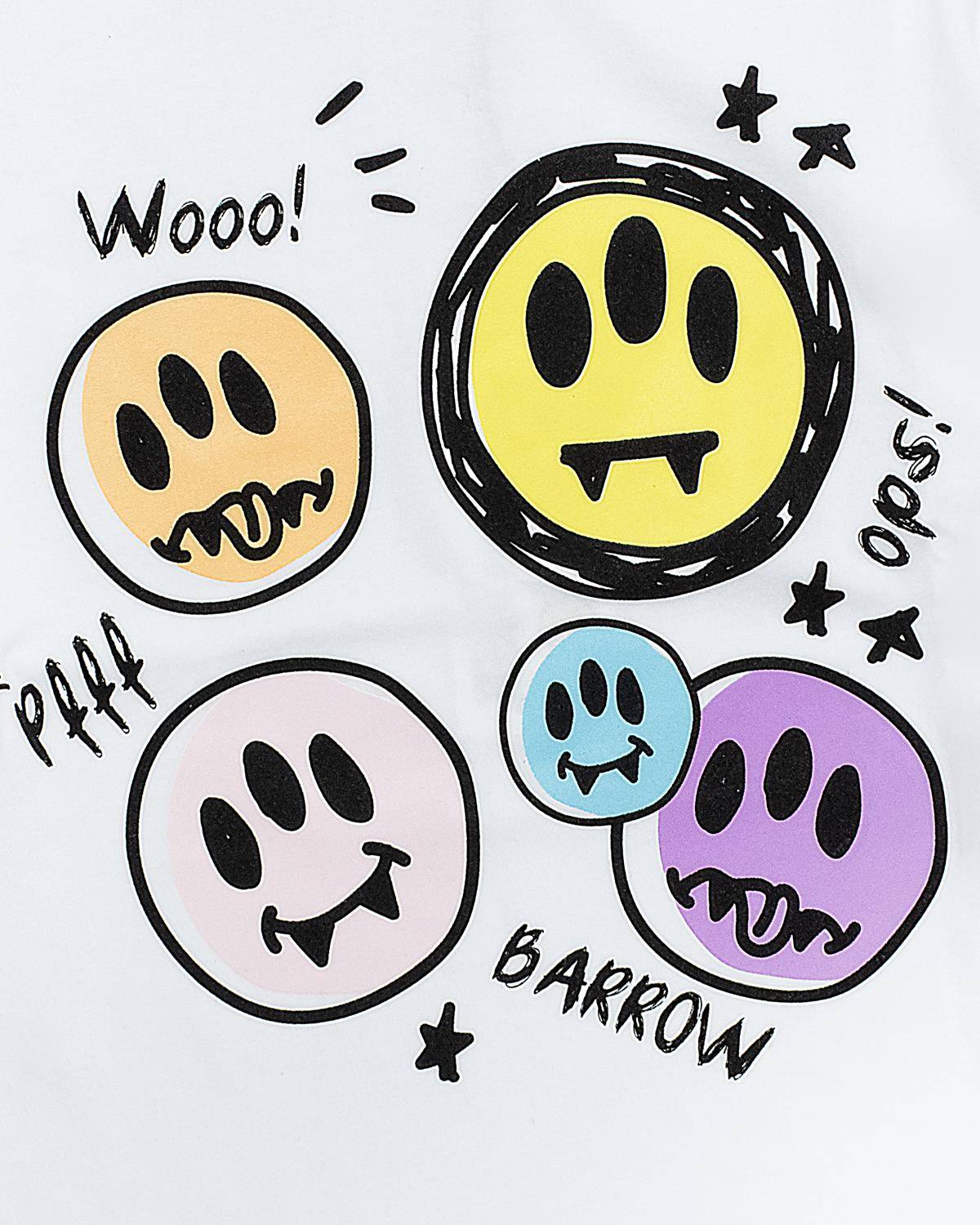 T-SHIRT BARROW S6BKJGTH175 OFF WHITE-2