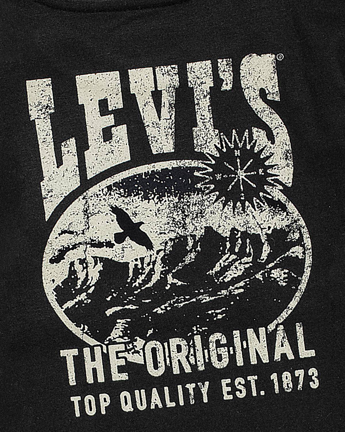 T SHIRT LEVI'S 8EM600 JET BLACK-2